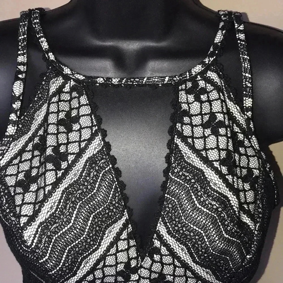 Free People Lace Overlay Dress Size 2 - Picture 3 of 8